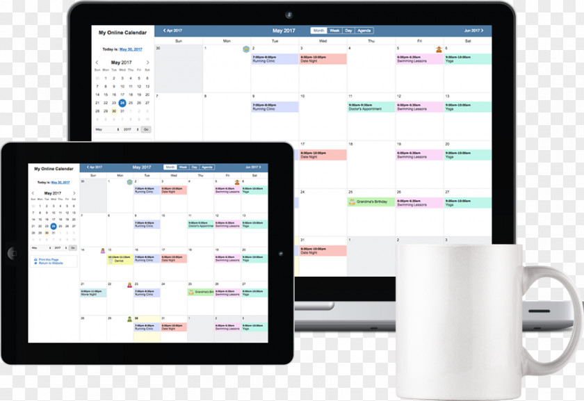Calendar Schedule Online Calendaring Software Google Time PNG