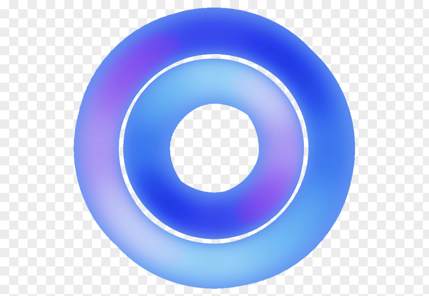 Circle Cobalt Blue / M Violet Wheel PNG