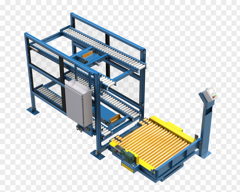 Conveyor Machine Steel Product PNG