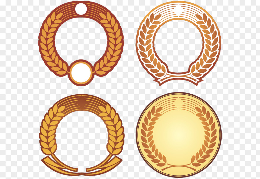 Ears Of Wheat Circle PNG