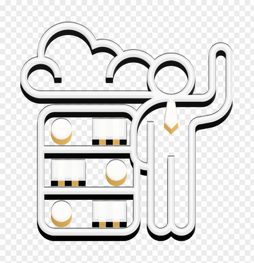 Infrastructure Icon Cloud Service PNG