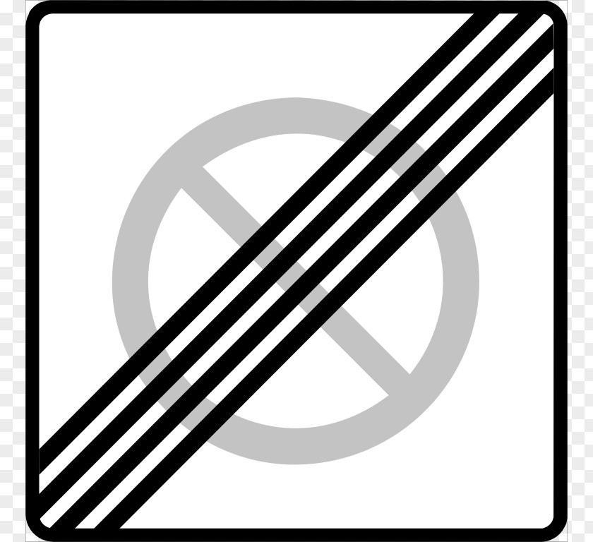 Black And White Road Signs In Finland Traffic Sign Parking Disc PNG