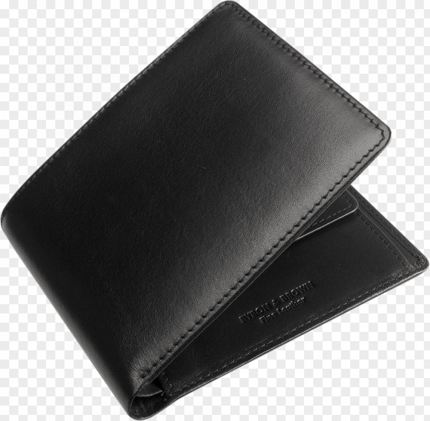Black Wallet Image Leather Crafting Cattle Hide Tanning PNG