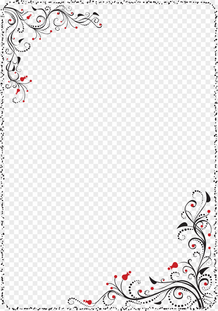 Design Borders And Frames Floral Clip Art PNG