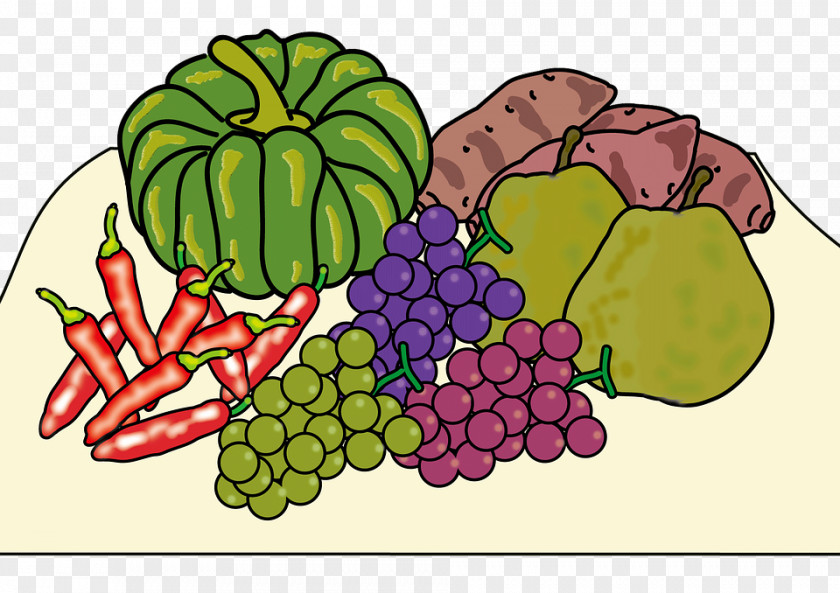 Grape Autumn Vegetable Harvest Clip Art PNG