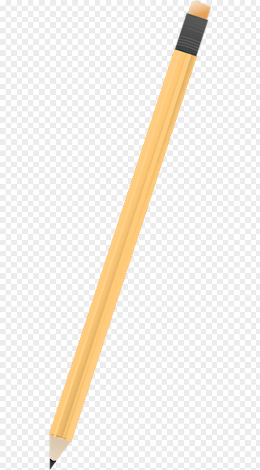 Pencil Yellow Material Angle PNG