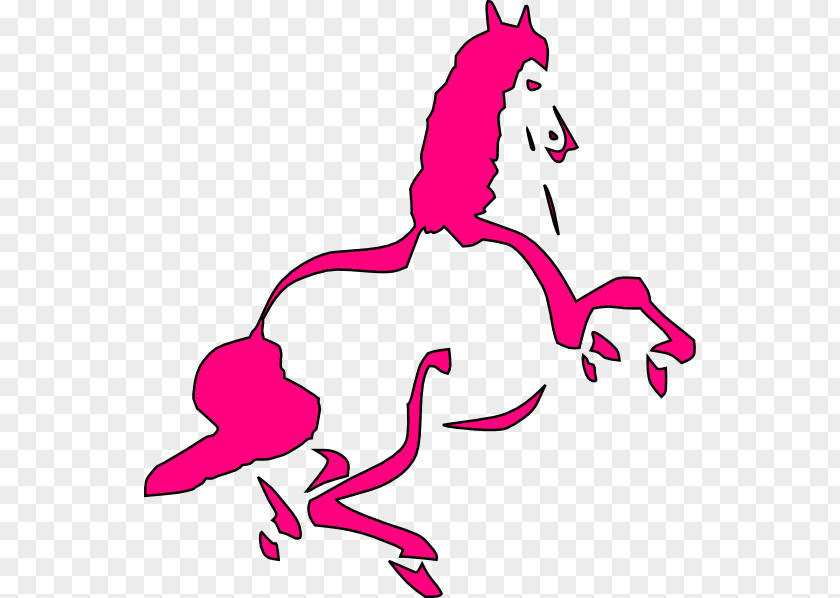 Pink Stallion Mustang American Miniature Horse Paint Budyonny Clip Art PNG