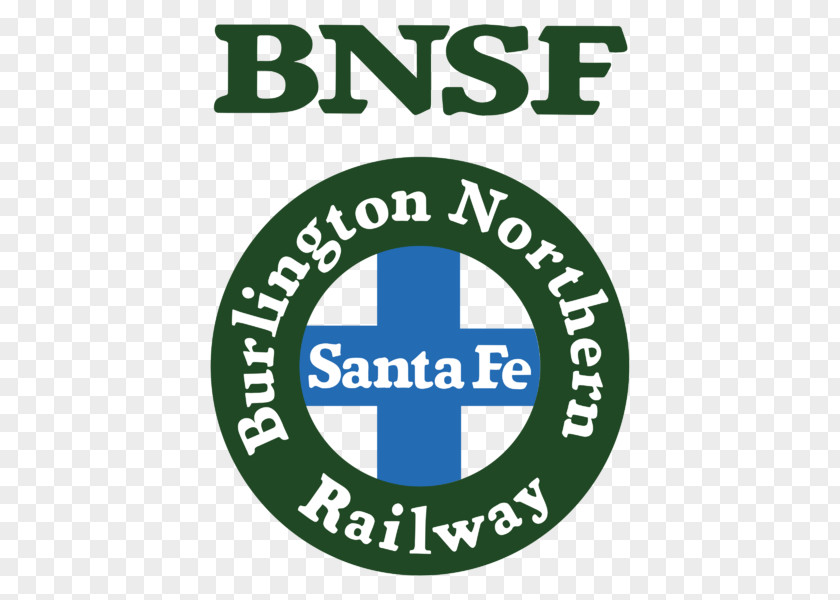 Train Logo BNSF Railway Rail Transport Atchison, Topeka And Santa Fe PNG