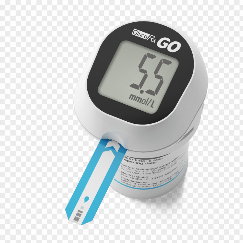 Blood Pressure Meter GlucoRX Glucose Meters Sugar Test Monitoring PNG