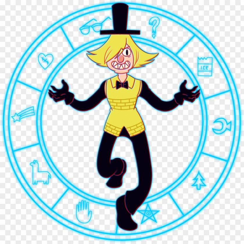 Chian Bill Cipher Dipper Pines Color Drawing PNG