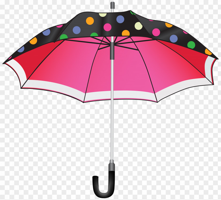 Dotted Umbrella Clipart Image Icon PNG