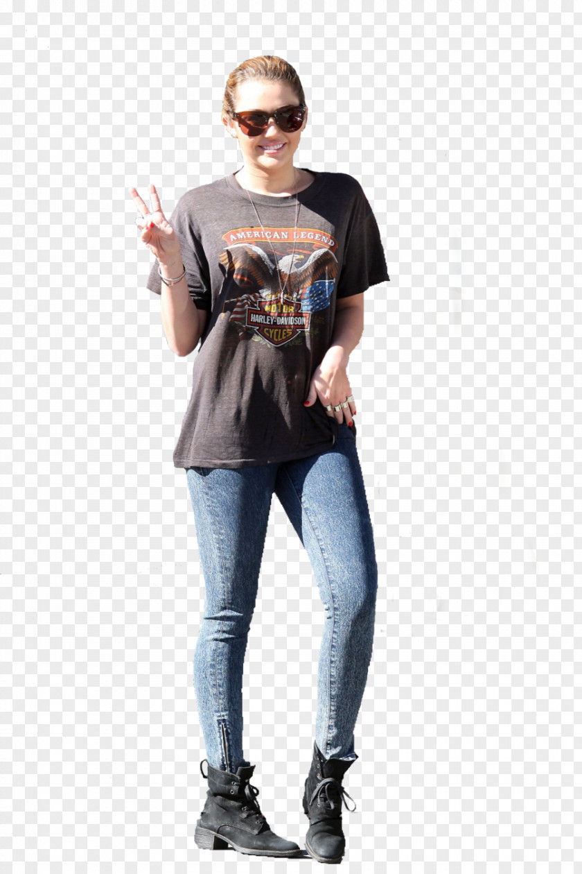 Jeans T-shirt Leggings Fashion Sleeve PNG