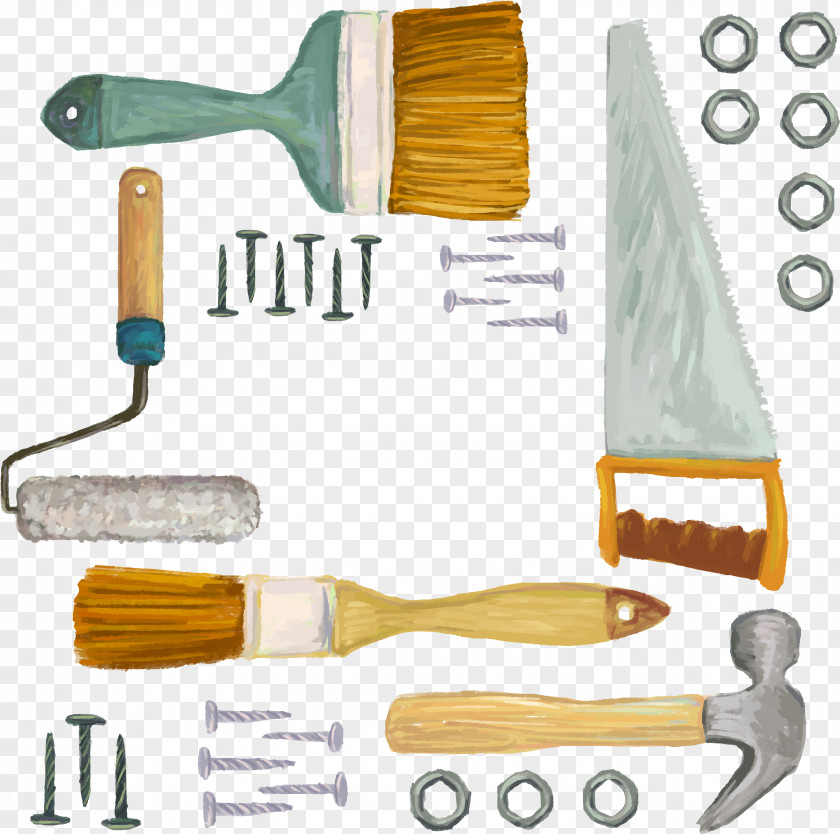 Paint Brush Cartoon PNG