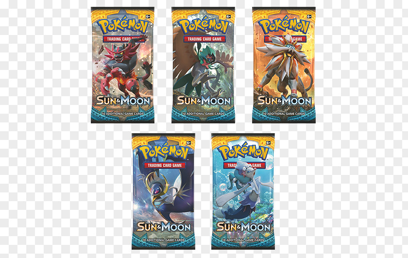 Pokémon Sun And Moon Ultra Trading Card Game Booster Pack PNG