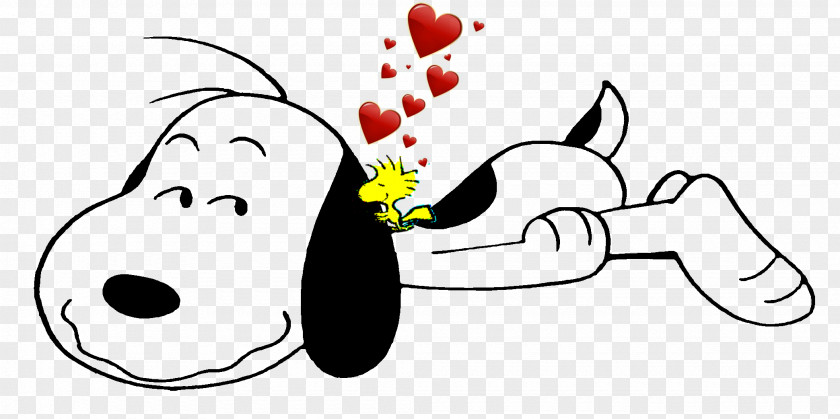 Snoopy Woodstock Love Peanuts Clip Art PNG