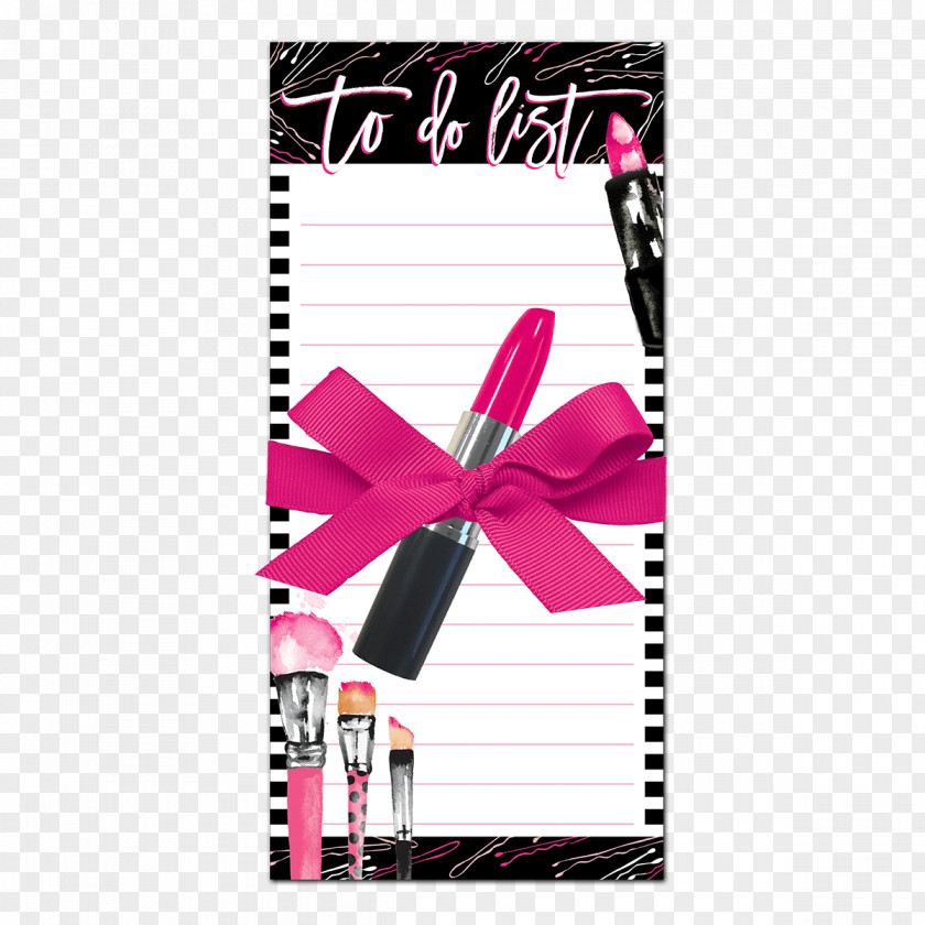 Unicorn Keychain Notebook Pen Lipstick Pink M Font PNG