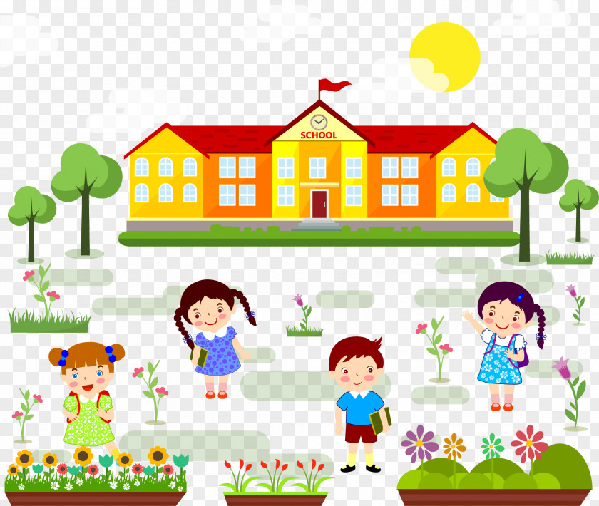 Back To School Children Student First Day Of Clip Art PNG