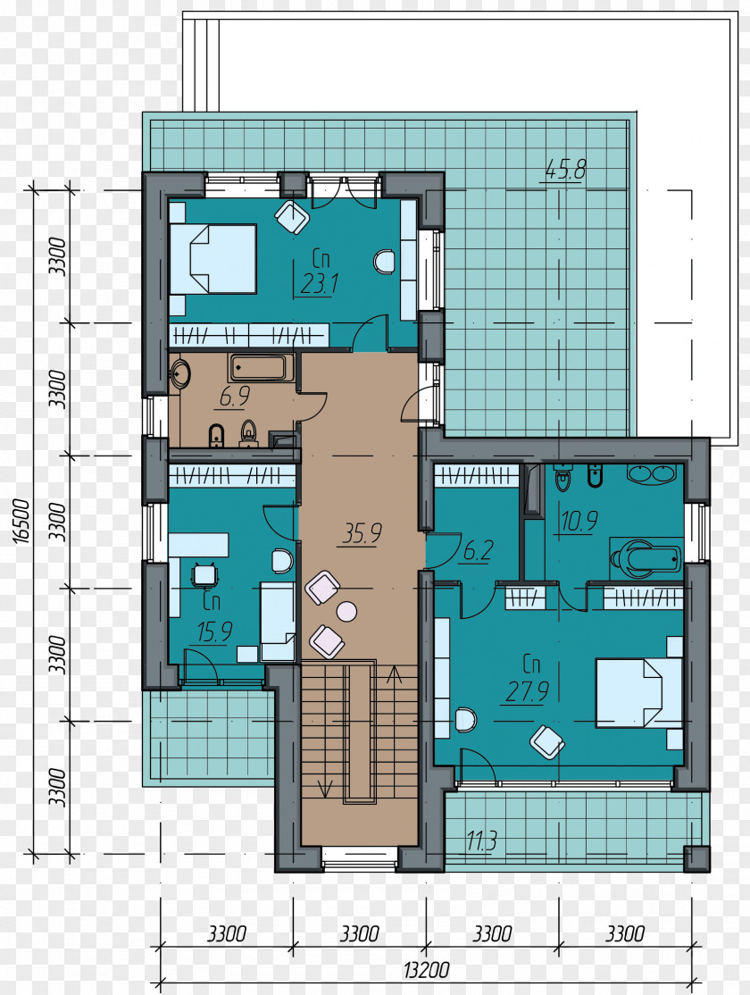 Family Floor Plan Cottage Site Facade PNG