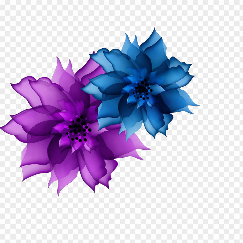 Headband Headpiece Blue Flower Borders And Frames PNG