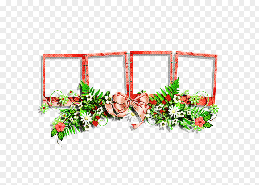 Ornament Flower Christmas Decoration Cartoon PNG