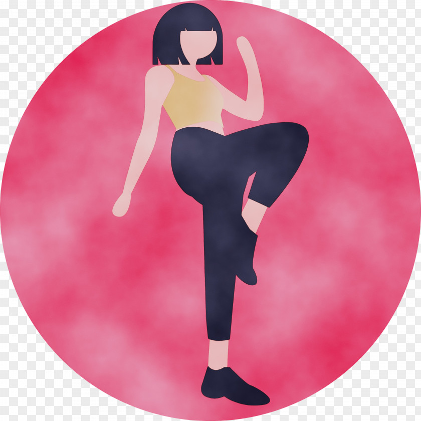 Pink Cartoon Footwear Plate Ballet Dancer PNG