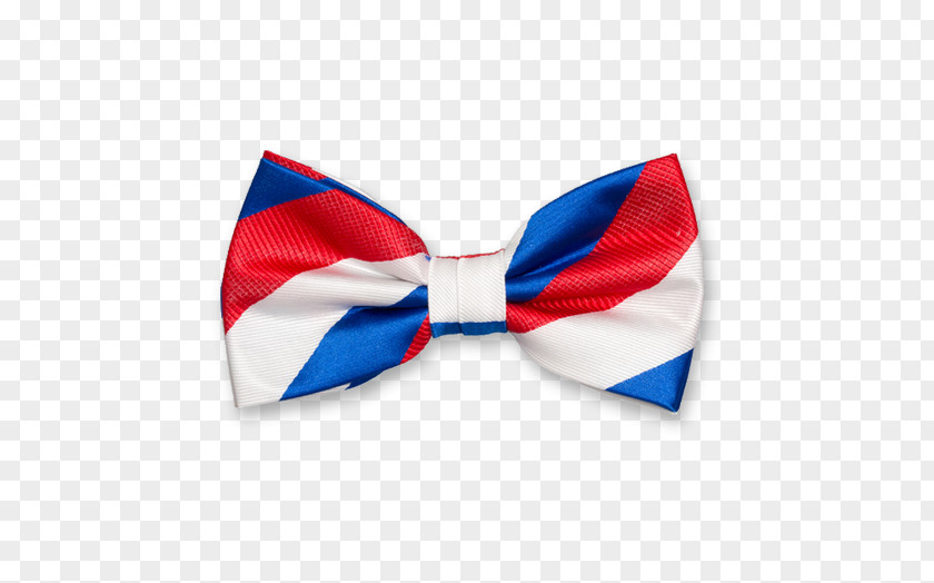 Satin Bow Tie Red Blue White PNG