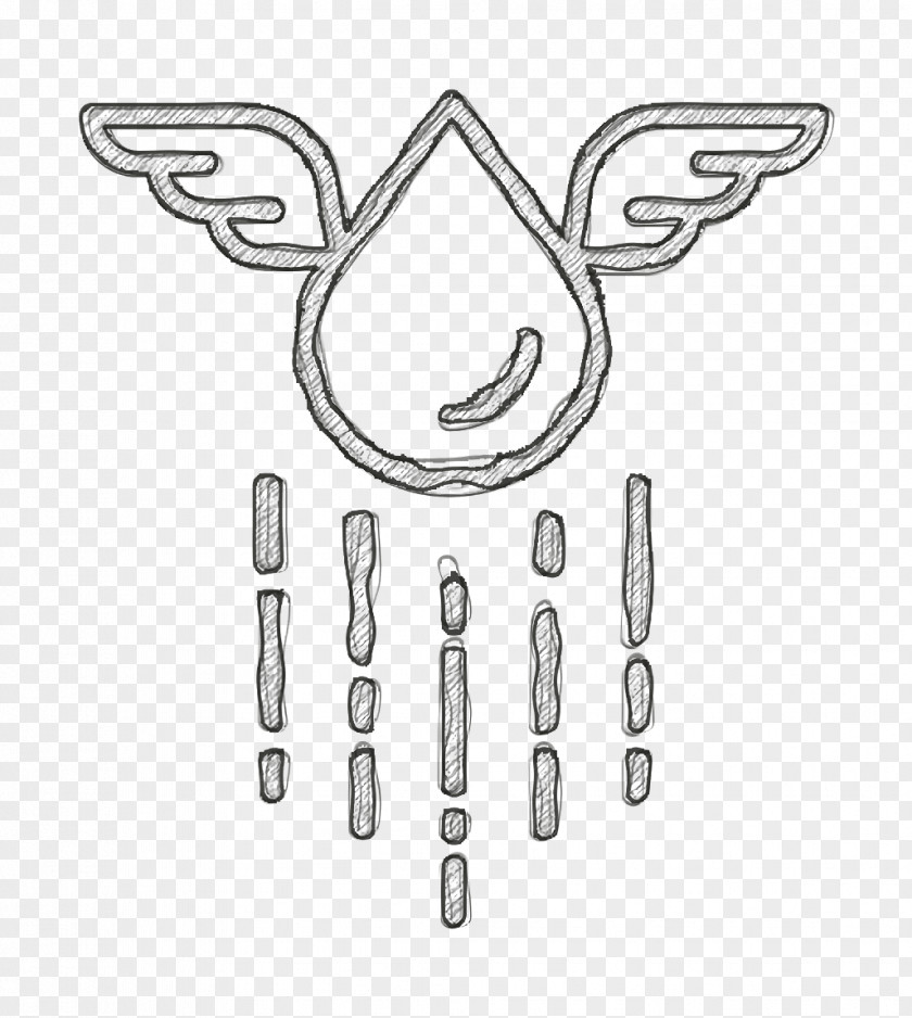 Water Icon Wings Drop PNG
