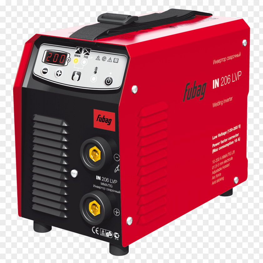 Weld Інверторний зварювальний апарат Arc Welding Fubag Power Inverters PNG