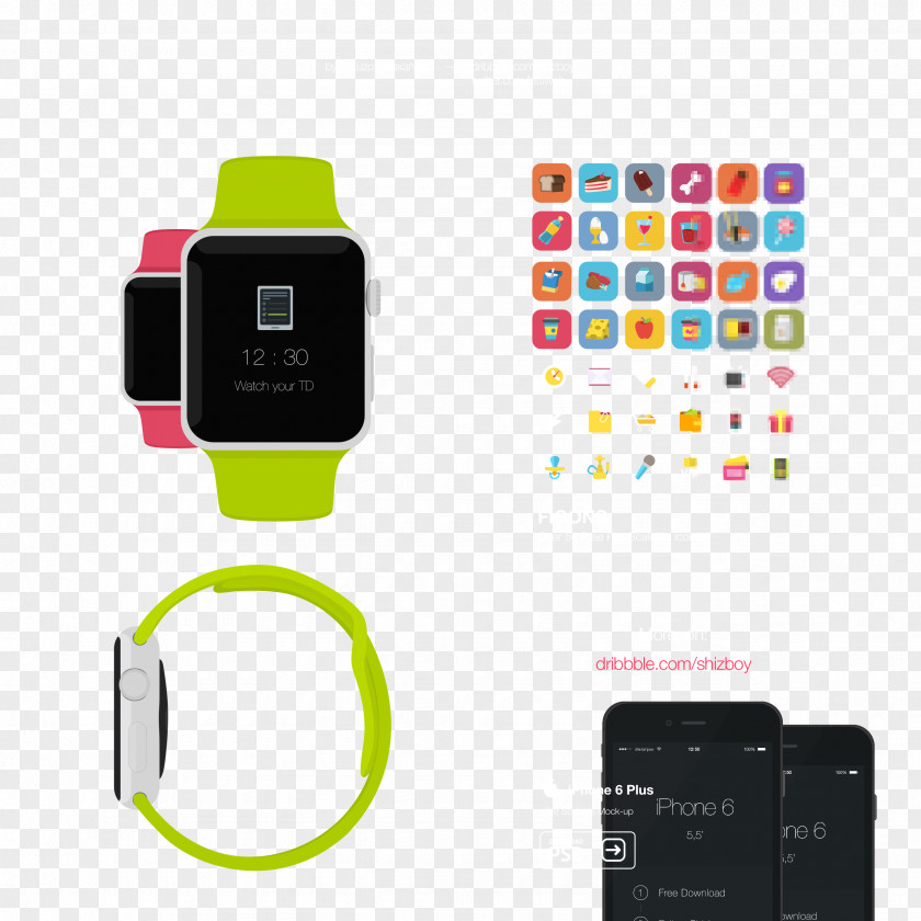Apple Watch IphoneplusUI User Interface Icon PNG