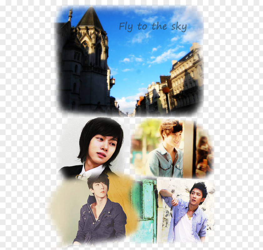 Mem Exo Collage Travel Poster Kim Hee-chul PNG
