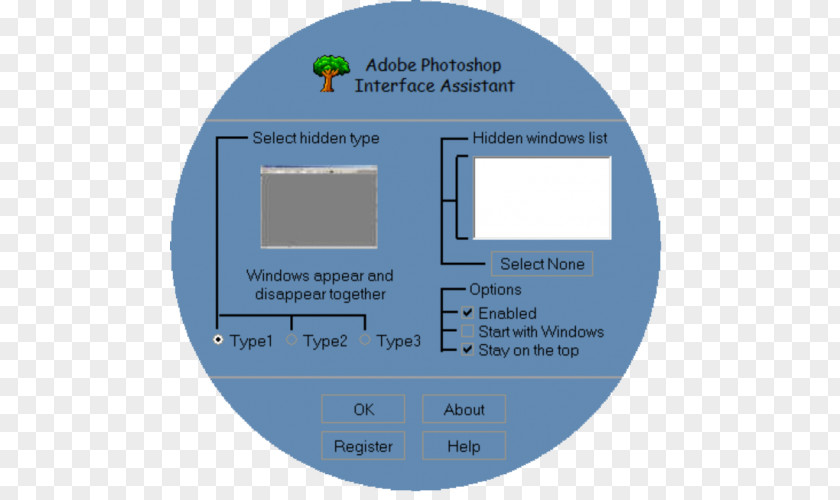 Photoshop Software Interface Product Ferris Wheel Diagram Desktop Wallpaper PNG