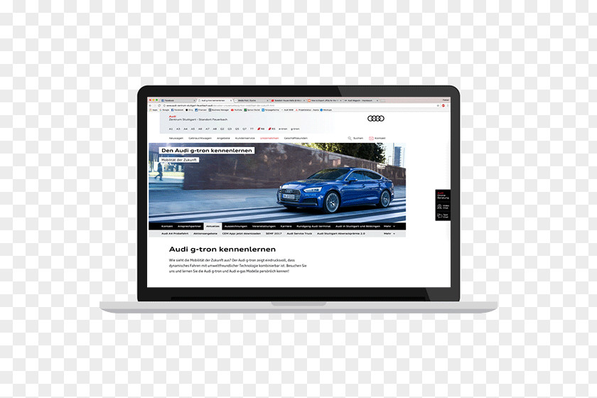 Car Audi A5 F5 G-tron F 5 PNG