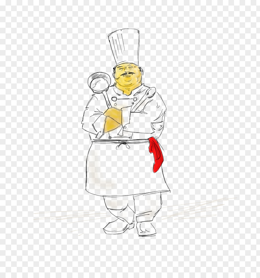 Fat Chef Drawing Art Clothing PNG