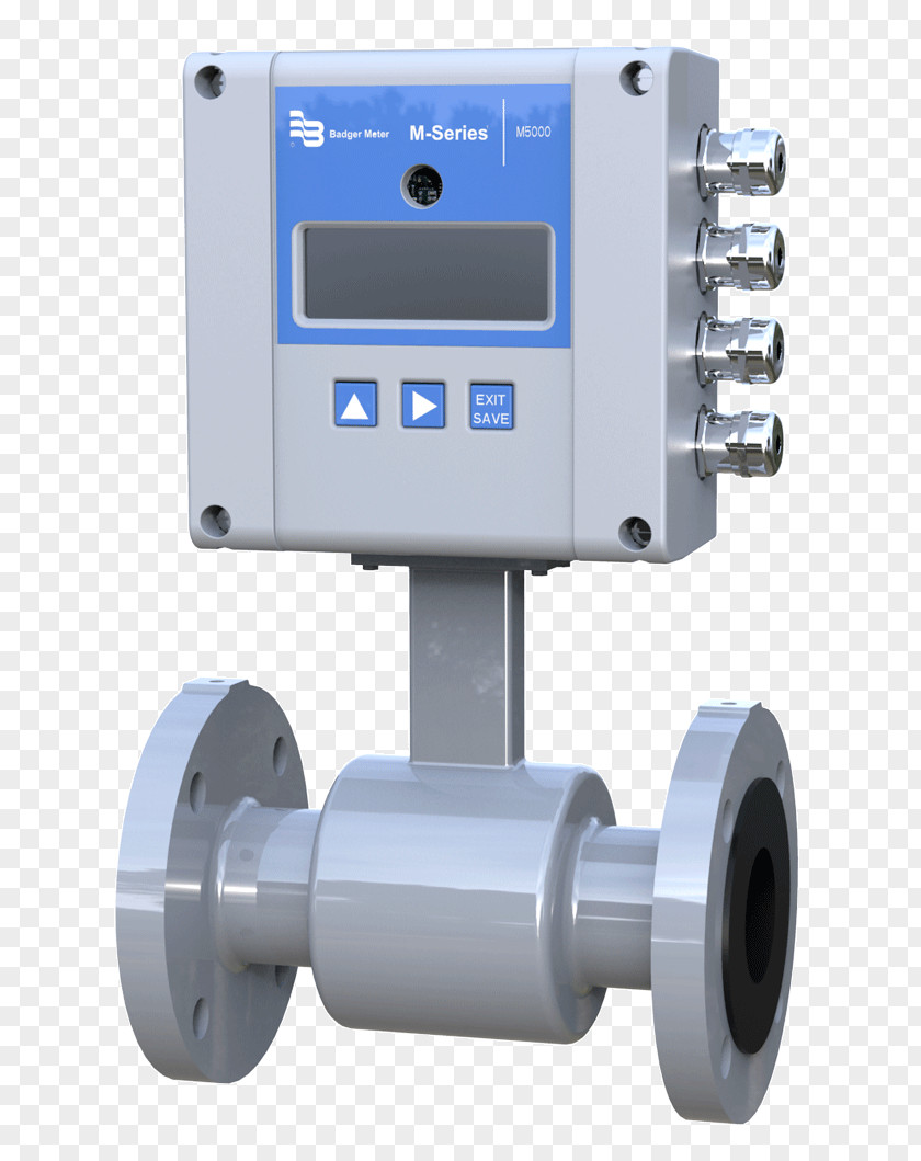 Flow Meter Magnetic Measurement Water Metering Badger Meter, Inc. Electromagnetic Field PNG
