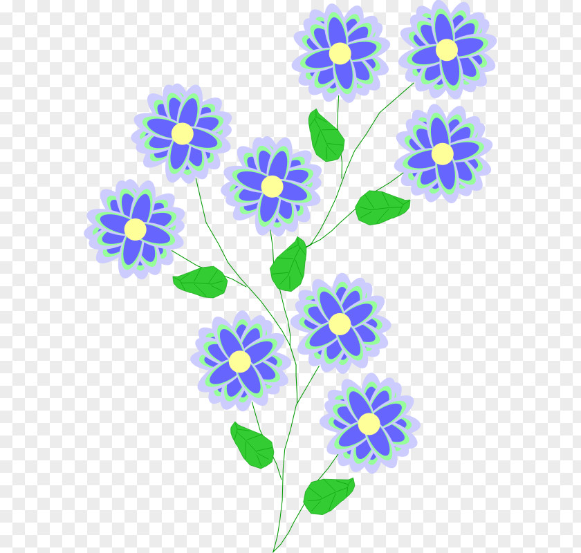 Flower Clip Art Openclipart Vector Graphics PNG