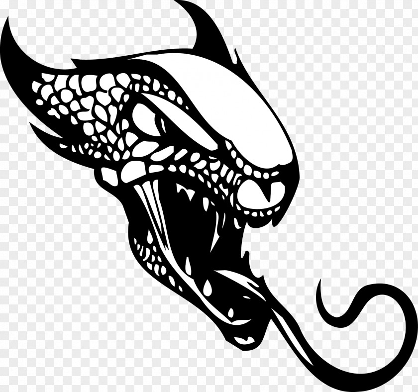 Monitor Lizard Vector Tattoo Dragon Sticker Decal Stencil Illustration PNG