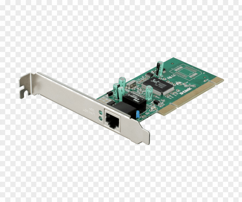 PCIOthers Conventional PCI Network Cards & Adapters Gigabit Ethernet D-Link DGE-528T Adapter PNG