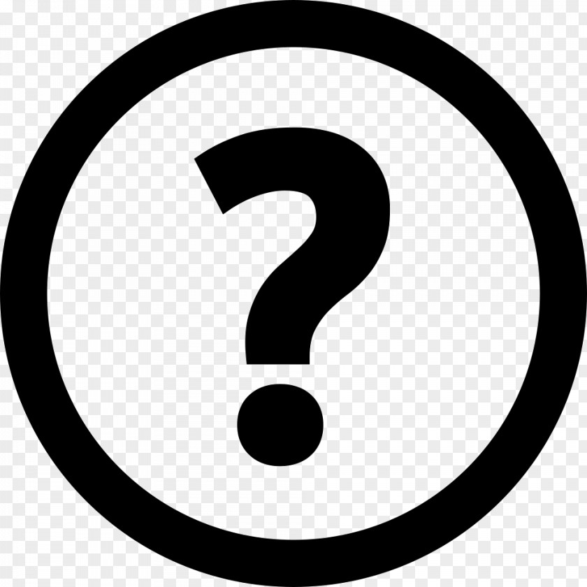 QUESTION MARK Copyleft Free Software PNG