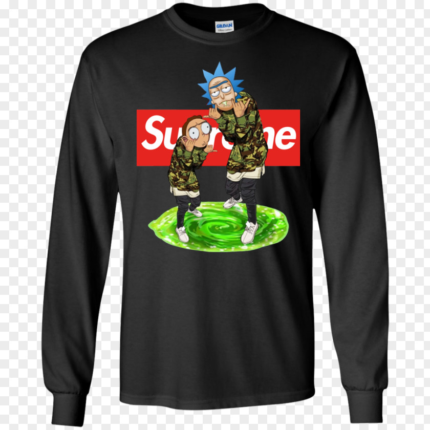 Rick And Morty T-shirt Hoodie Sanchez Smith Supreme PNG
