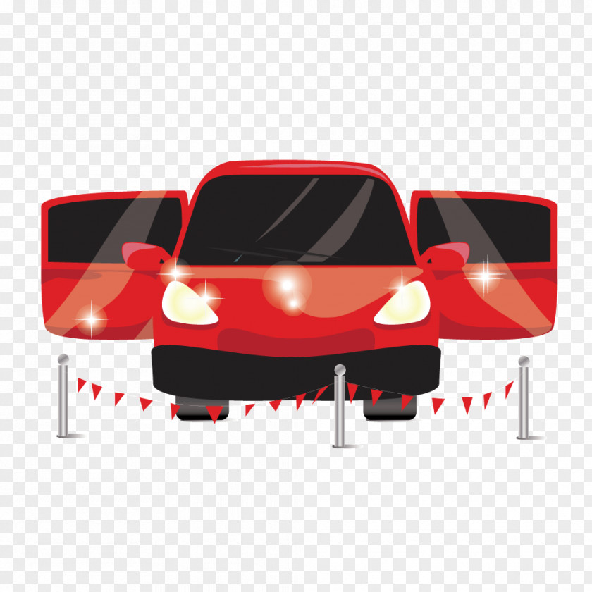 Vector Red Car Show Auto PNG