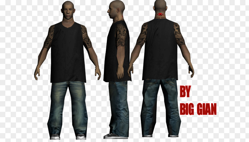 Vin Diesel Jeans T-shirt Outerwear Sleeve Mannequin PNG
