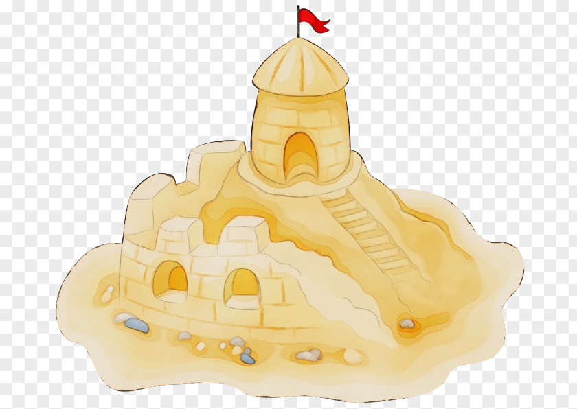 Yellow Game Cartoon Castle PNG