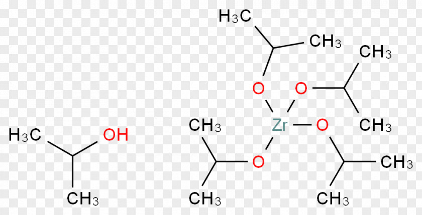 3d Pattern Isopropyl Alcohol Zirconium(IV) Chloride Aluminium Isopropoxide Coordination Complex PNG