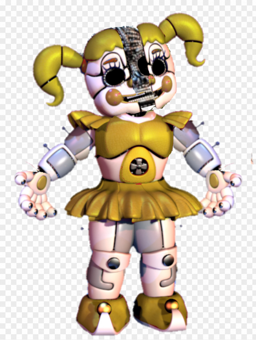 Golden Boot Five Nights At Freddy's: Sister Location Circus Infant Jump Scare PNG