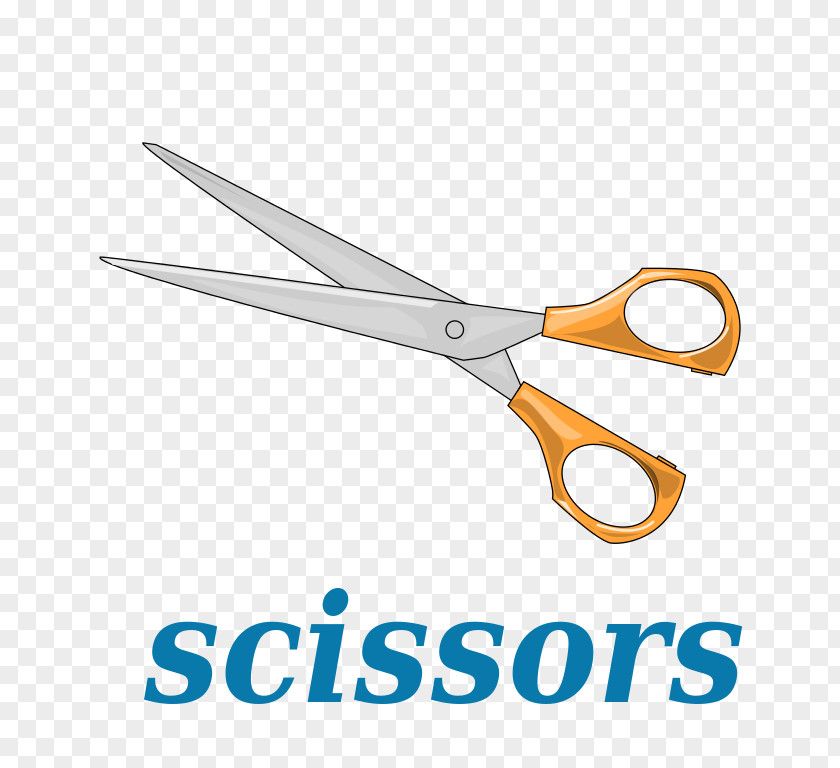 Kindly Paper Scissors Information Clip Art PNG