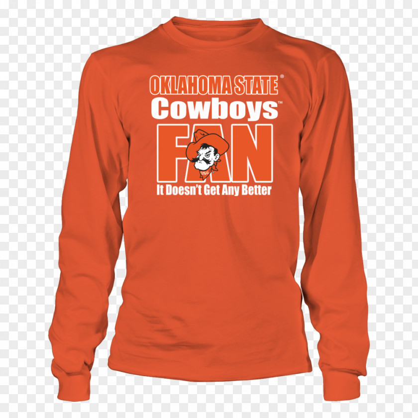 Osu Cowboys Fans Long-sleeved T-shirt Clothing PNG