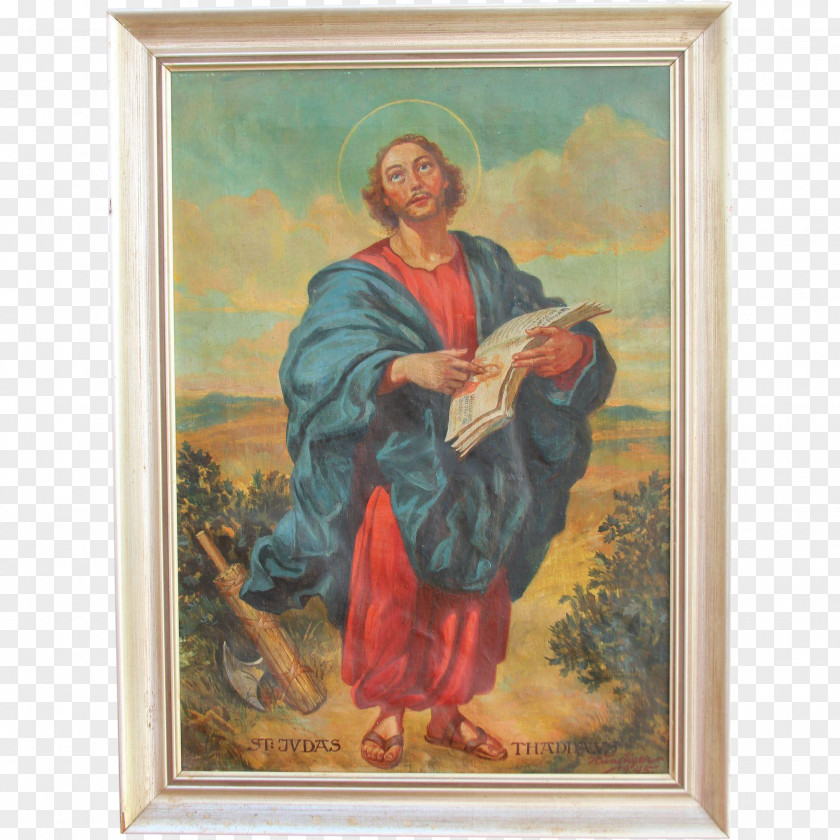 Painting Oil Baroque Apostle PNG