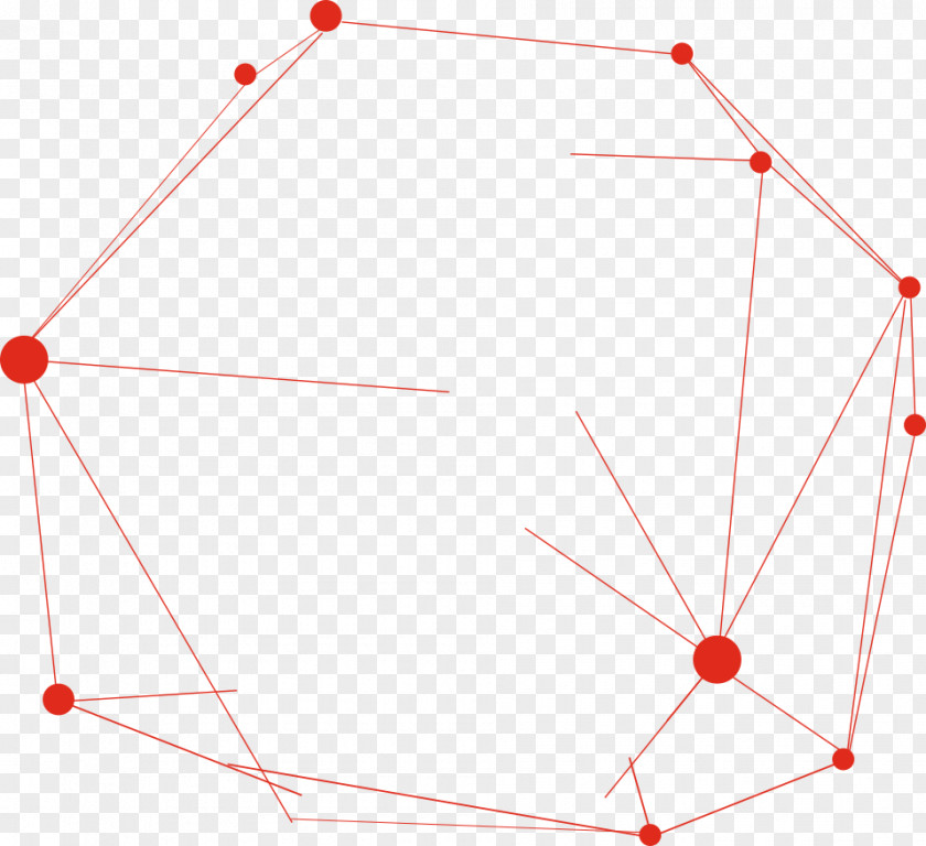 Red Simple Lines With Irregular Graphics Light Triangle Area Pattern PNG