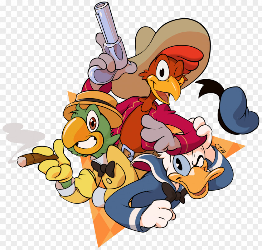 Bird Of Paradise Feather Hat Panchito Pistoles José Carioca Donald Duck Video Games Illustration PNG