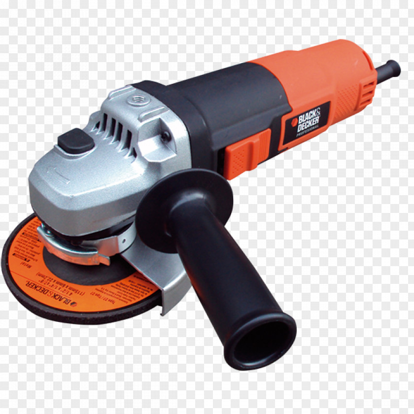 Blackish Angle Grinder Tool Grinding Machine Black & Decker Random Orbital Sander PNG